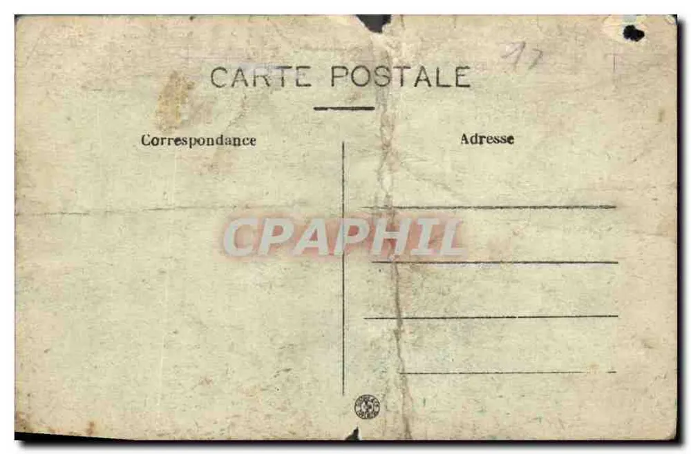 Marseille — Château d'If — éditeur E.L. n°10 - Verso