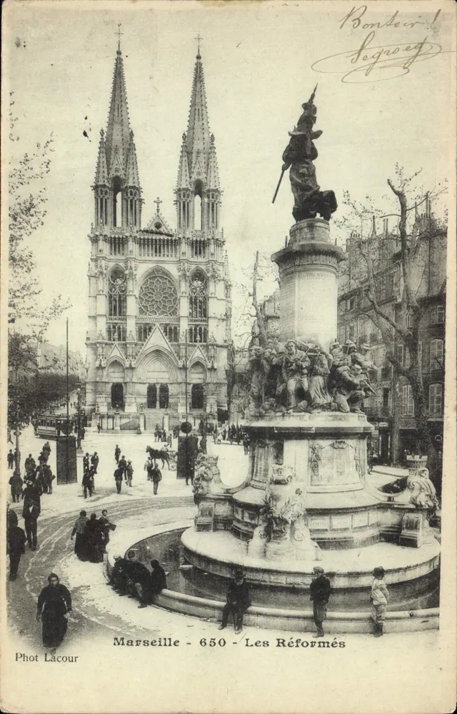 Marseille - Les Réformés — Phot Lacour, n°650 - Frente