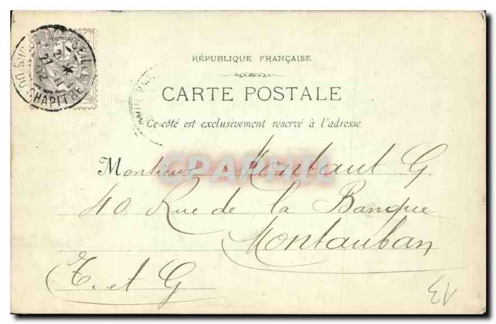 Marseille - Les Réformés — Phot Lacour, n°650 - Verso