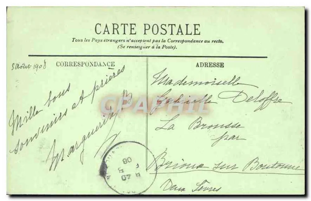 Lourdes — A Virgem da Gruta — LL. 225 - Verso