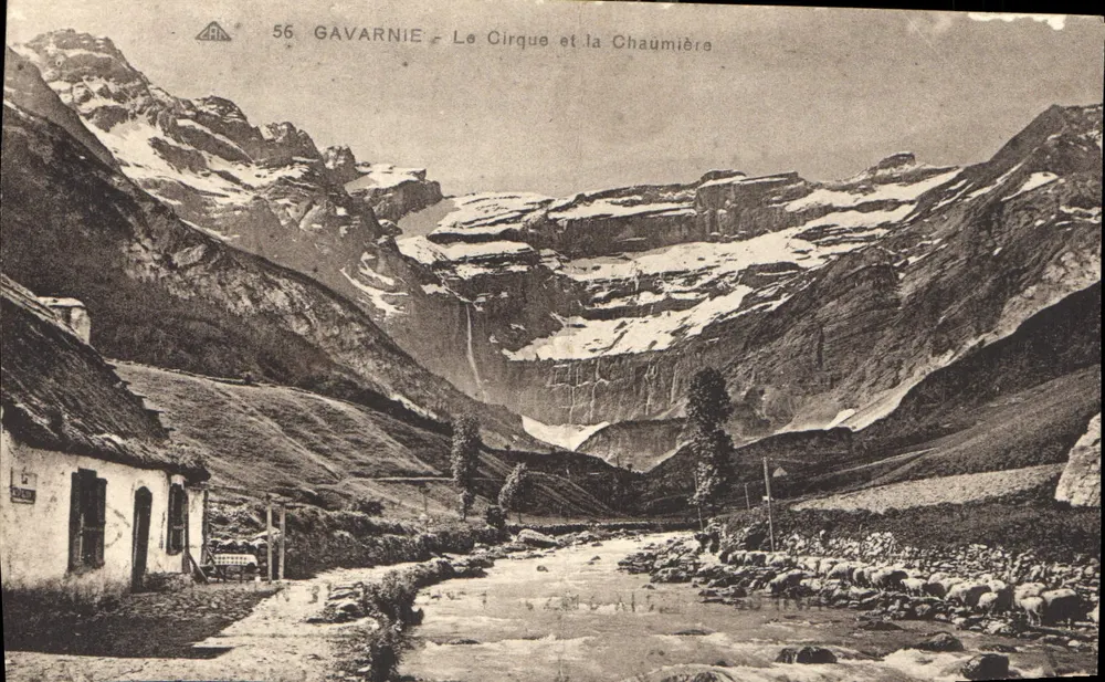 Gavarnie — O Circo e a Chaumière — Editor AN, n° 56 - Frente