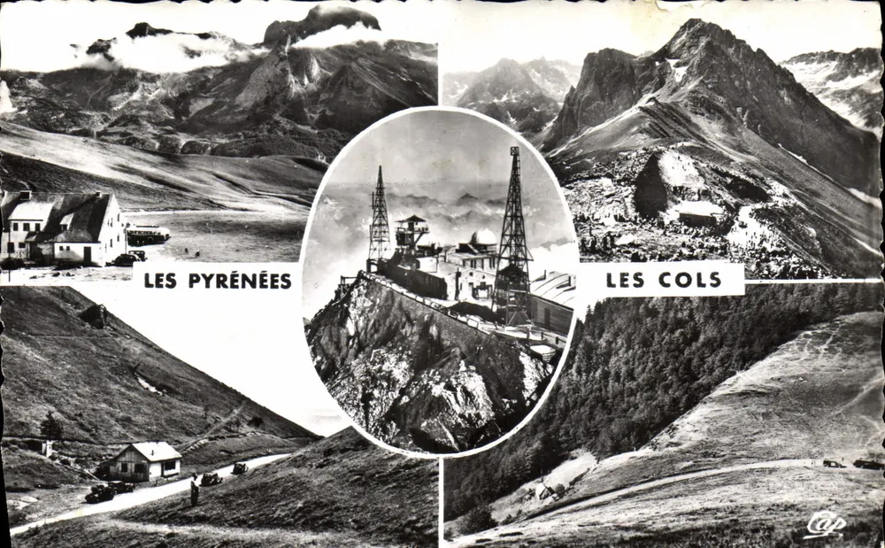 Die Pyrenäen — Die Passhöhen — Verlag C.A.P. Letellier, n°102 - Vorderseite