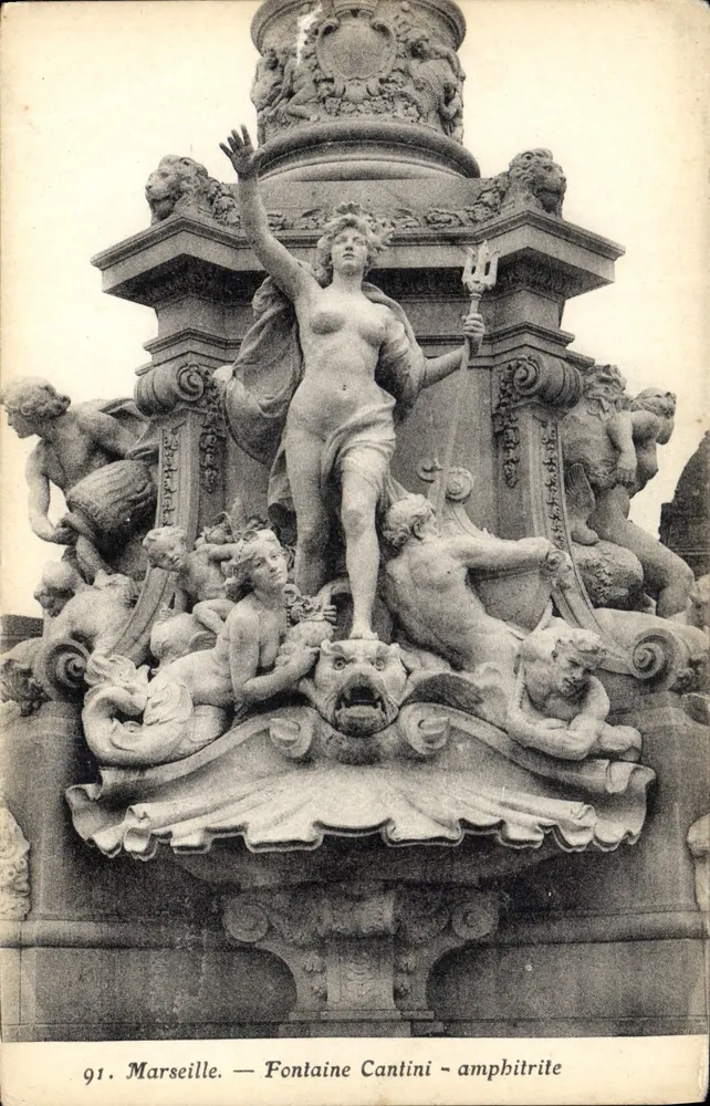 Marsiglia — Fontana Cantini — Amphitrite - Recto