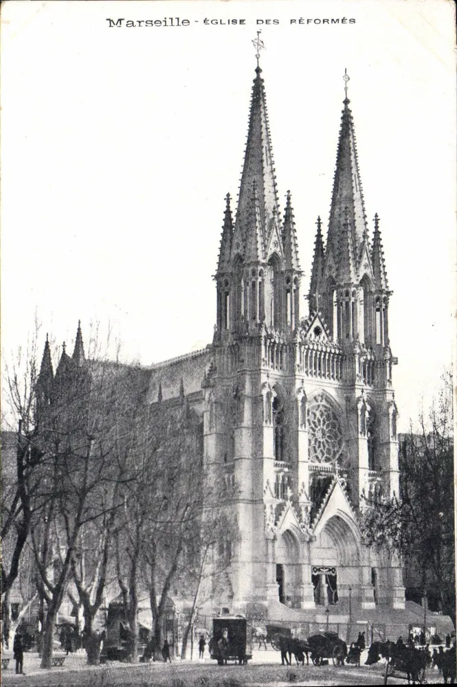 Marselha — Igreja dos Reformados — editor não visível - Frente