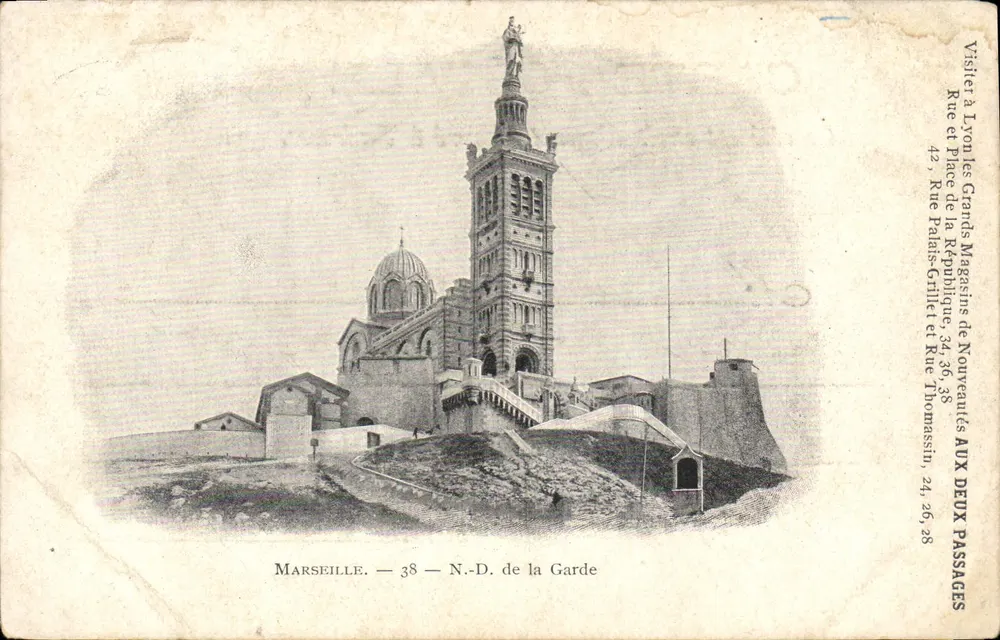 Marselha — N.-D. da Guarda — editor anônimo, n° 38 - Frente