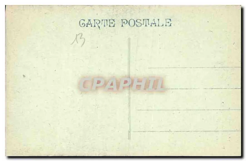 Marseille — Palais Longchamp (Hauptmotiv) — Verlag unbekannt - Rückseite