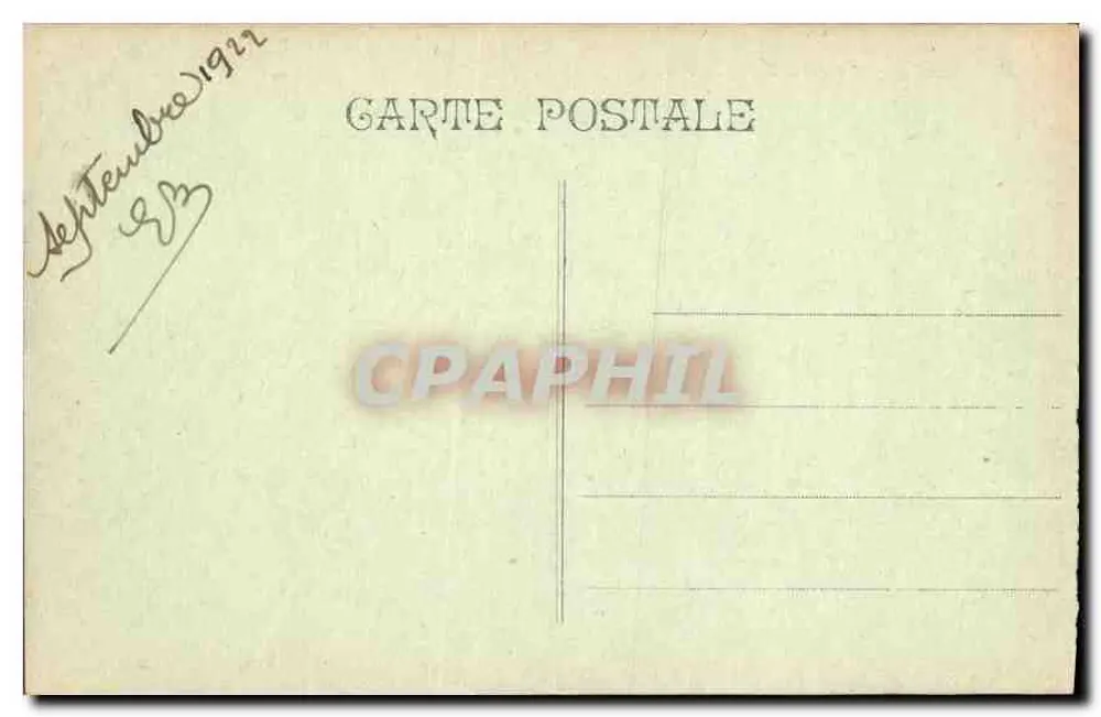 Marselha — A Porta de Aix — P.B. - Verso