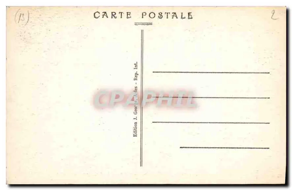 Arles-sur-Rhône — Les Alyscamps — Graballee - Rückseite