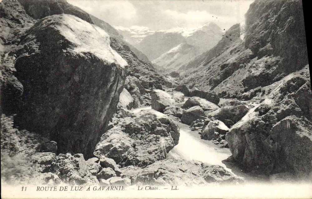 Le Chaos — Route de Luz à Gavarnie — LL - Vorderseite