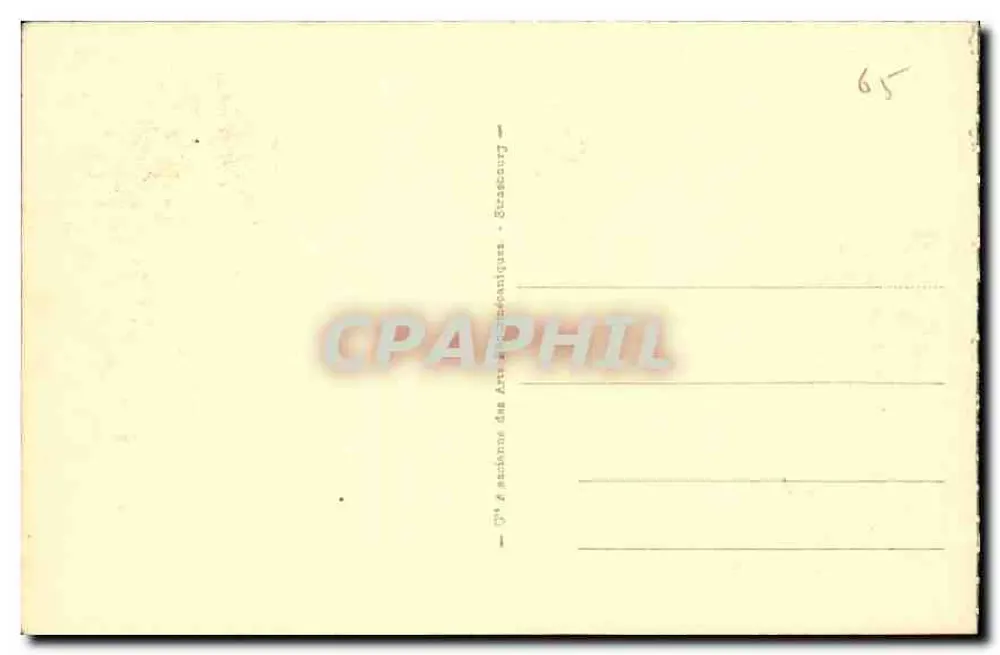 Gavarnie - Le Chaos — widok na skały — n° 18 - Rewers