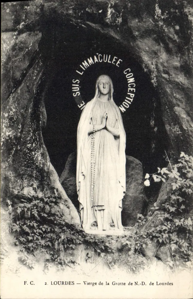 Maria vom Grottenbild der Jungfrau von Lourdes — F.C. 2 — Lourdes - Vorderseite