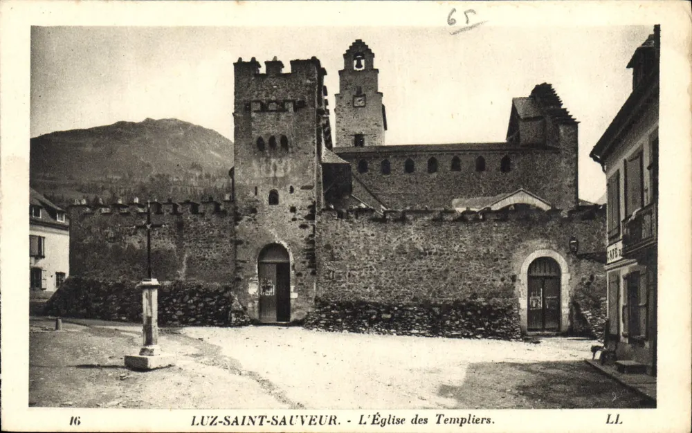 Luz-Saint-Sauveur — Die Kirche der Templer — Verlag LL. n°16 - Vorderseite