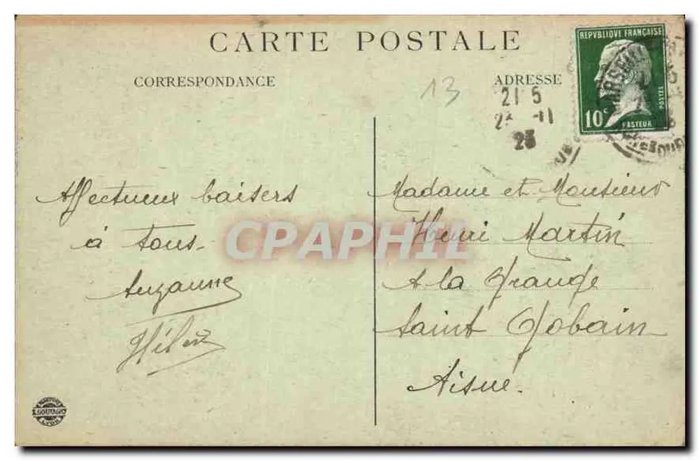 Marselha — A Porta de Aix — Aix gate way — Floréal - Verso