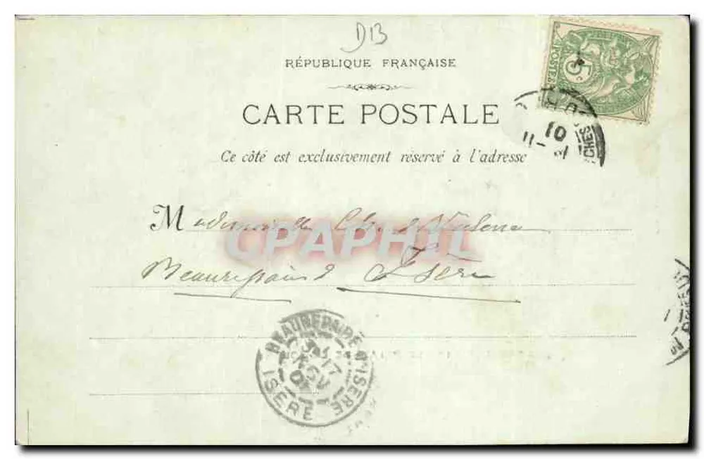 Marseille - O Palácio da Bolsa — Fot. Lacour, n°10 - Verso