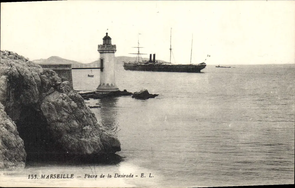 Marseille — Farol da Désirade — E. L. n°153 - Frente
