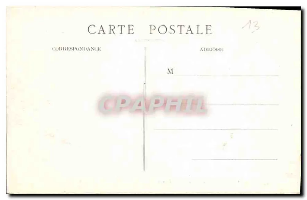 Marseille — Farol da Désirade — E. L. n°153 - Verso