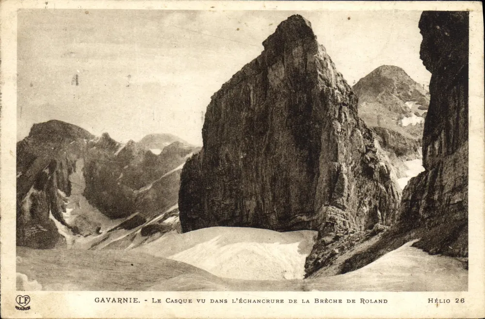 Gavarnie - Der Casque in der Öffnung der Brèche de Roland — Hélio 26 - Vorderseite