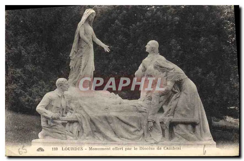 Lourdes — Monument gespendet vom Bistum Cambrai — n°110 - Vorderseite