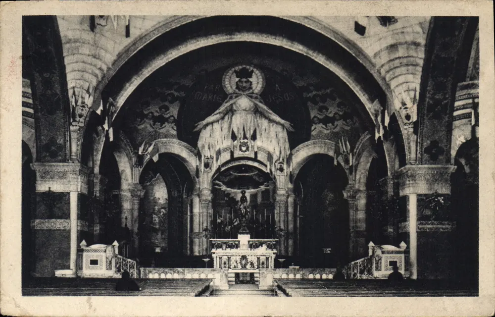 Kirche des Rosenkranzes, der Hauptaltar — Lourdes — Edition P. DOUTE - Vorderseite
