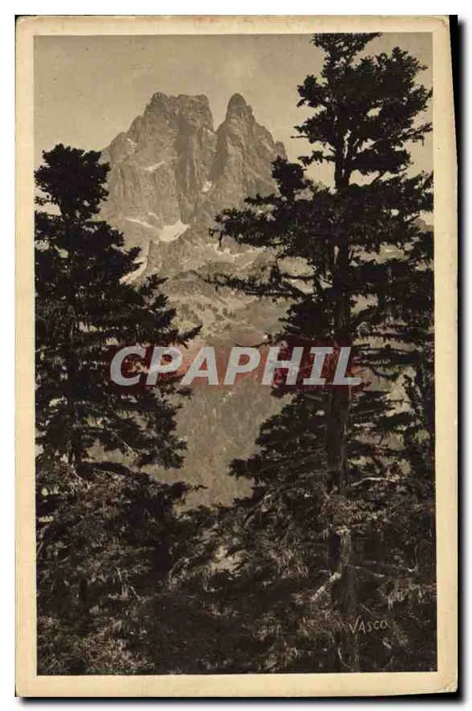 I Pirenei - Il Pic du Midi d'Ossau (2.885m) - Faccia Ovest — Éditions d'Art Vasconia, Pau - Recto