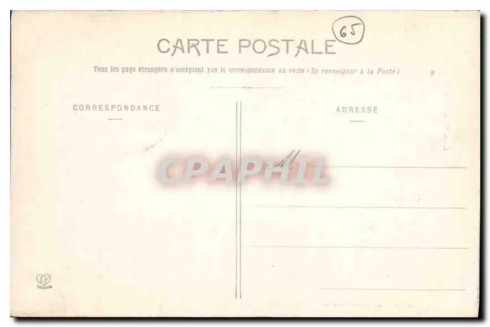 Lourdes — Gruta e Basílica — Fototipo Labouche Frères, Toulouse - Verso