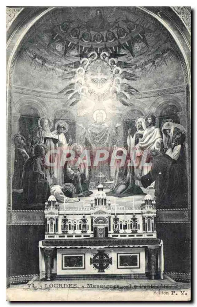 Lourdes - Mosaico - A Pentecostes - Edição P. V. - Frente