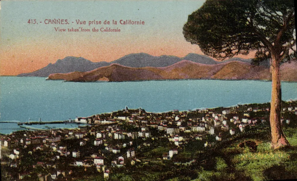 CANNES - Ansicht vom Californie — Édition Giletta, n° 413 - Vorderseite