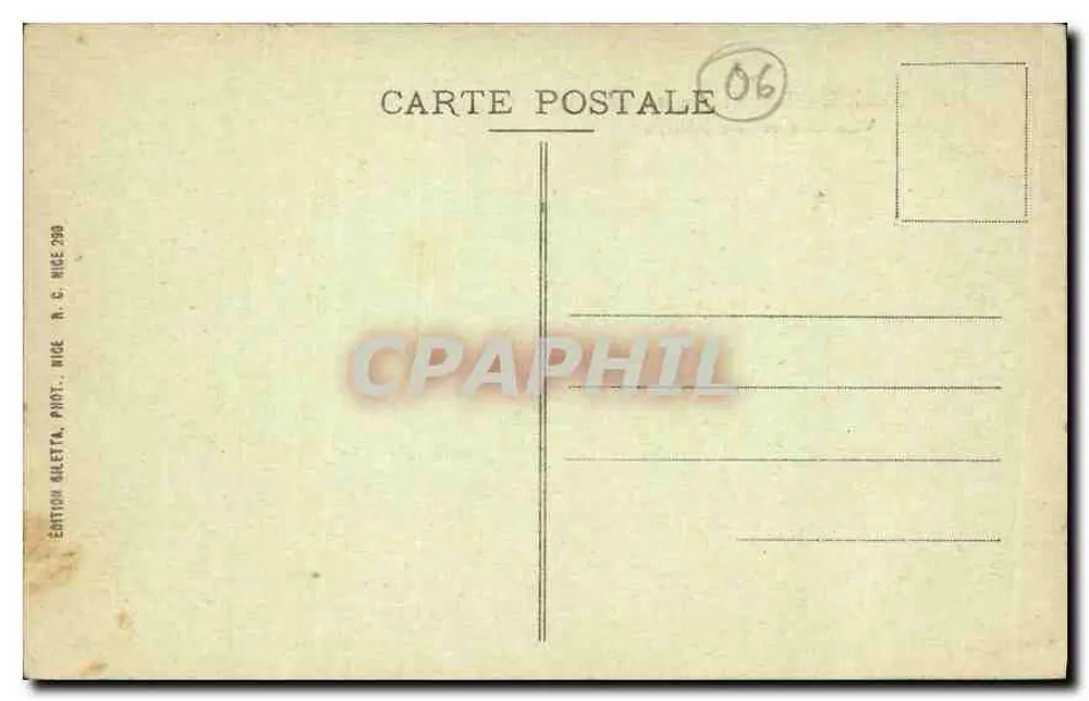 CANNES - Ansicht vom Californie — Édition Giletta, n° 413 - Rückseite
