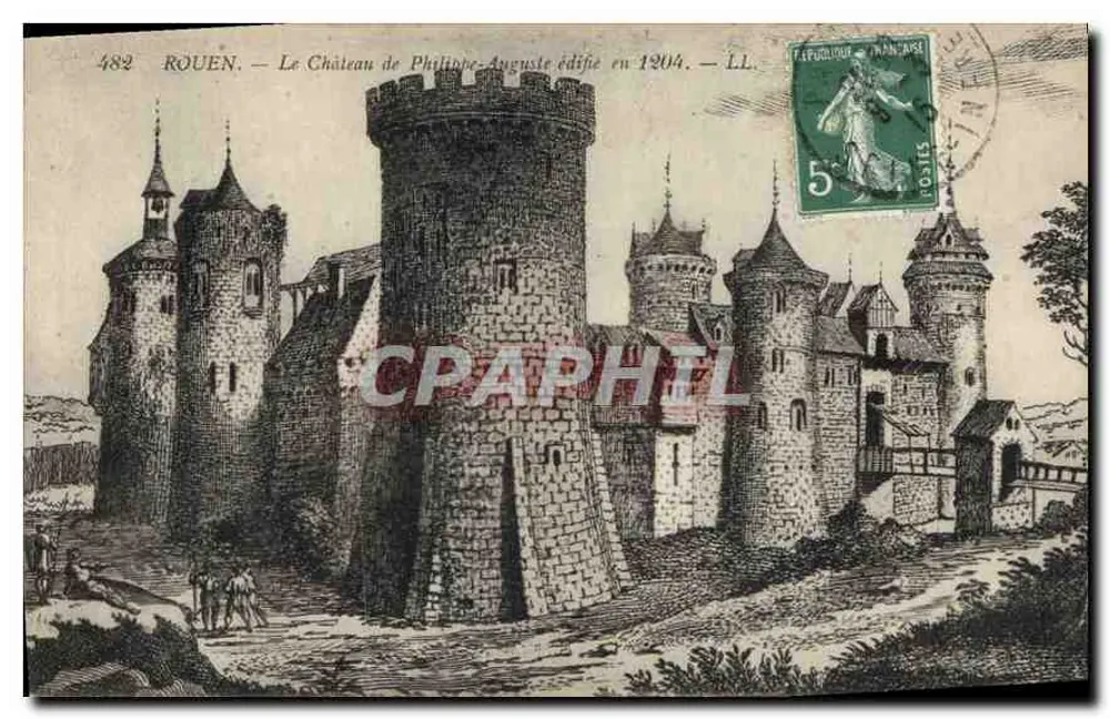 Rouen — Schloss Philippe-Auguste, erbaut 1904 — LL - Vorderseite