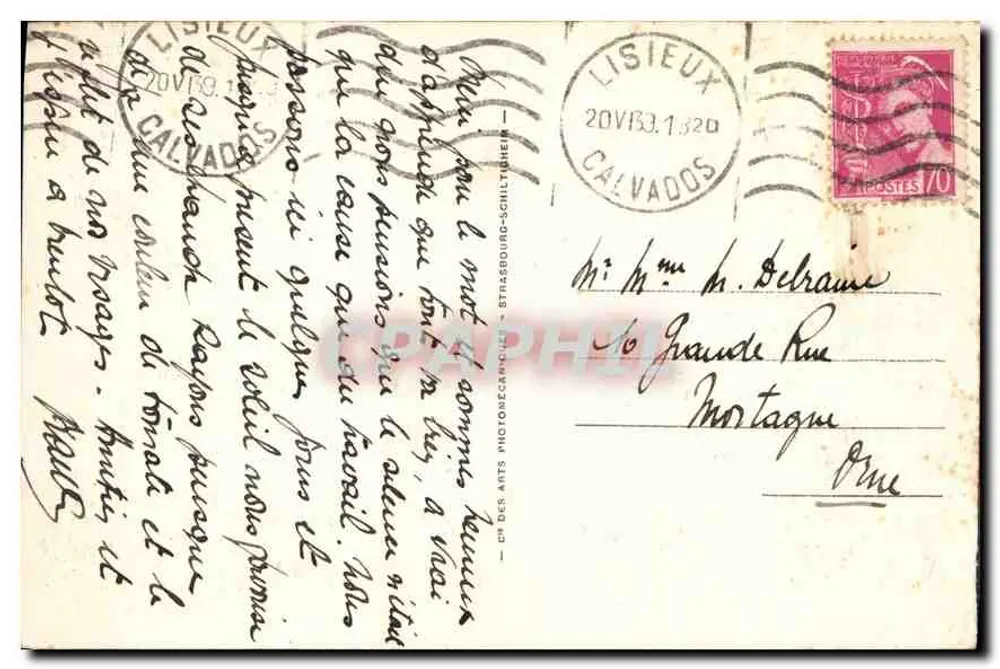 Cabourg — Jardim e Casino — n°42 - Verso