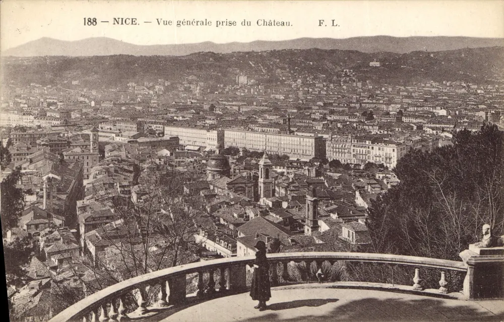 Nizza — Algemene uitzicht genomen vanaf het kasteel — F.L. n°188 - Voorkant