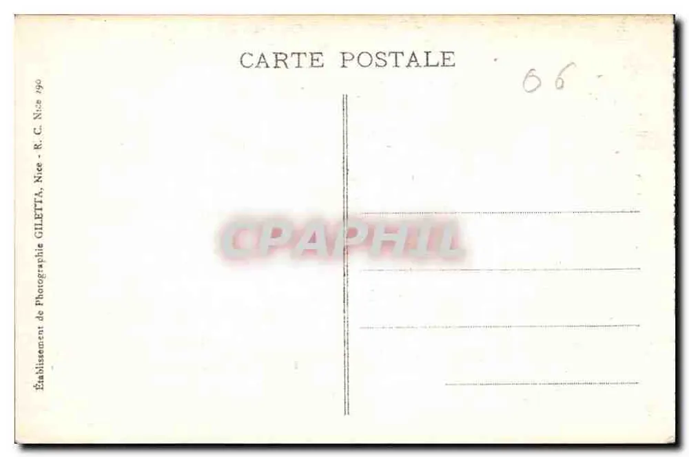Gorges du Loup (A.-M.) — Saut du Loup — Edizione Giletta, n° 1125 - Verso
