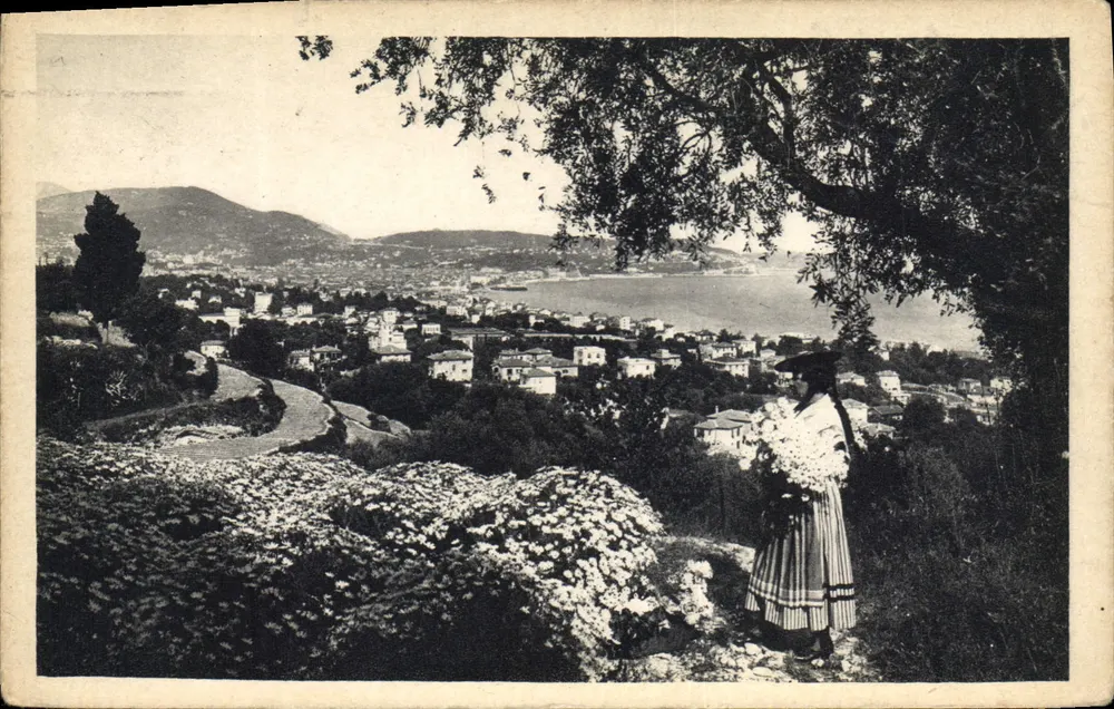 NICE — Zwischen Blumen und Olivenbäumen — Côte d'Azur Artistique, n°56 - Vorderseite