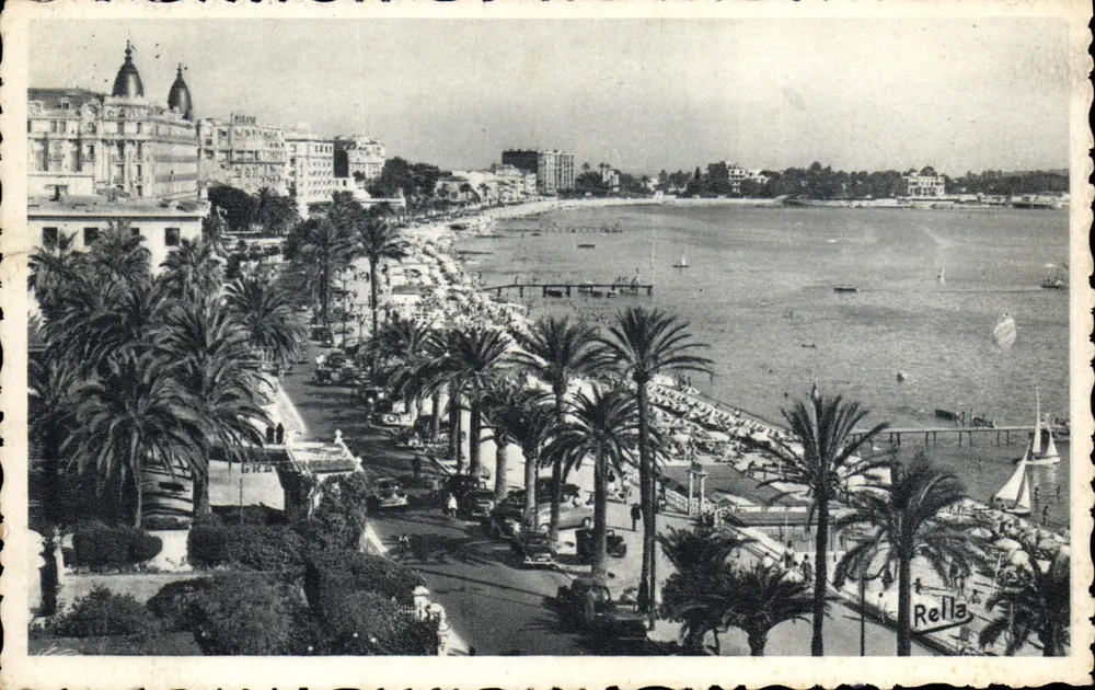 Cannes — Ansicht der Croisette — Rella - Vorderseite