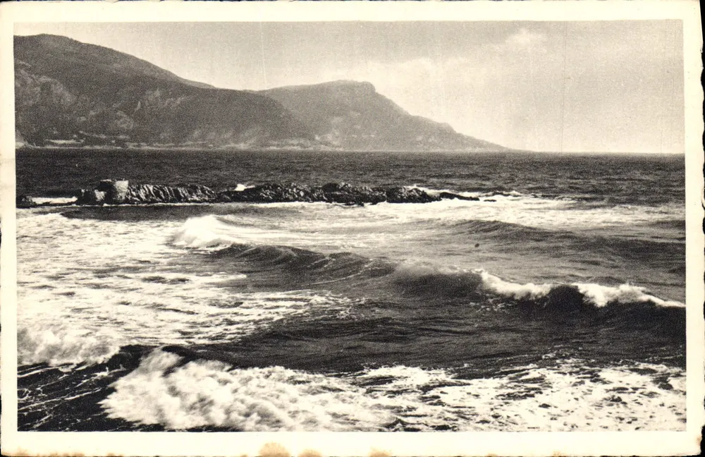 La Baie de Beaulieu und die Tête de Chien — Côte d'Azur — Braun & Cie, Nice - Vorderseite