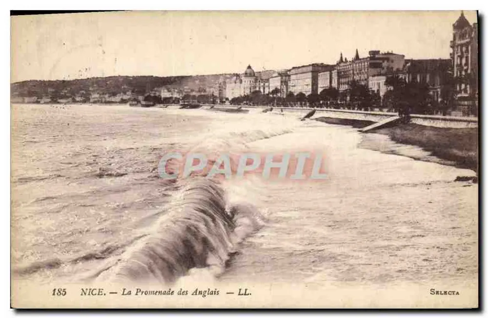 NICE — A Promenade dos Ingleses — LL. — SELECTA - Frente