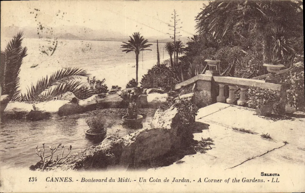 CANNES - Boulevard du Midi - Ein Stück Garten - Selecta LL - Vorderseite