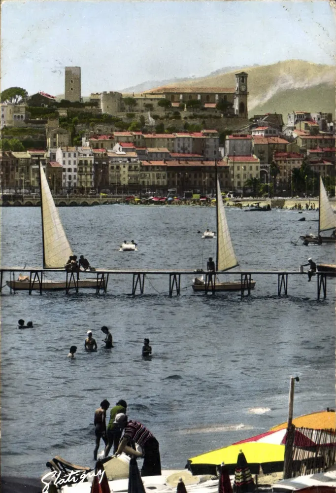 Cannes - Der Hafen und der Suquet — Glaticon Editions - Vorderseite
