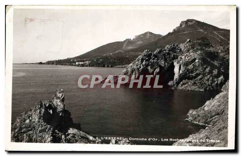 L'ESTEREL — Corniche d'Or. As Rochas Vermelhas do Trayas — Edições S.I.C.A. - Frente