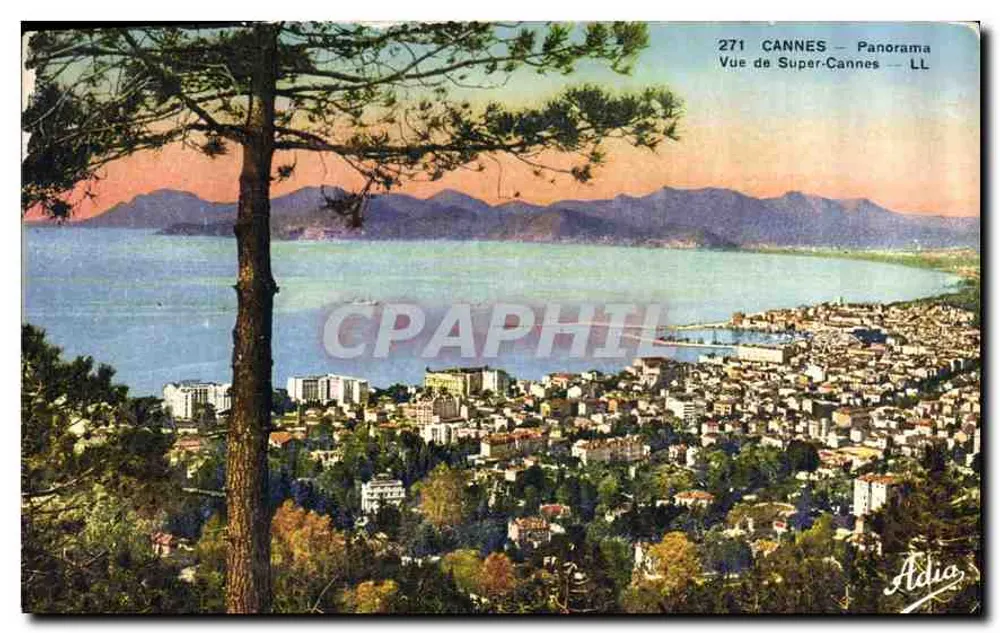CANNES — Vista de Super-Cannes — LL — Adia - Frente
