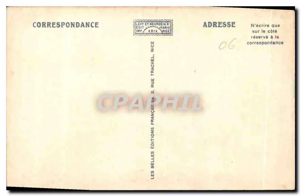 CANNES — Vista de Super-Cannes — LL — Adia - Verso