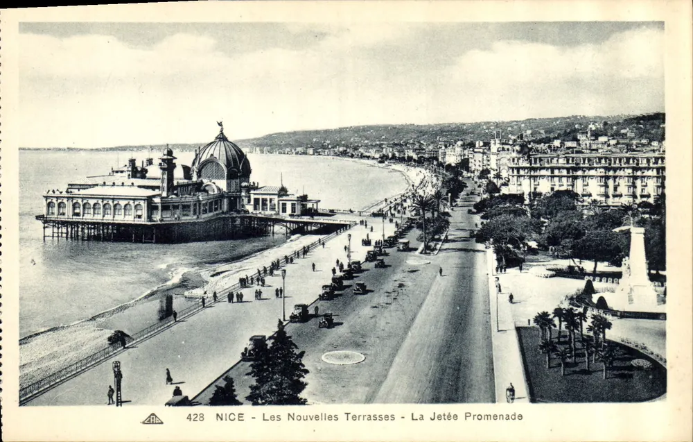 Nice - Les Nouvelles Terrasses - La Jetée Promenade — n° 428 - Vorderseite