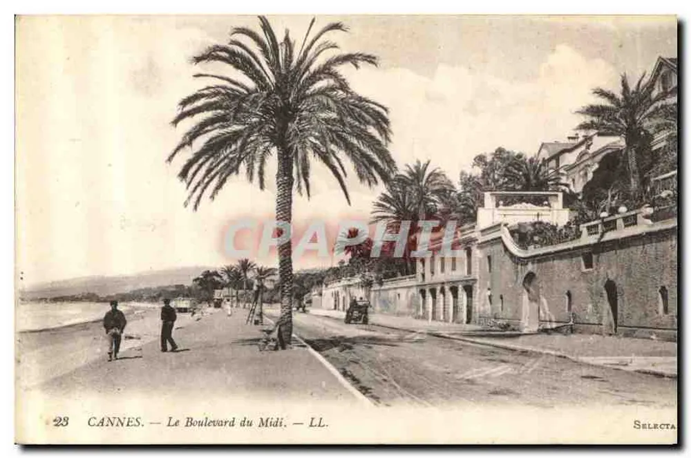 CANNES — O Boulevard do Meio-dia — SELECTA - Frente