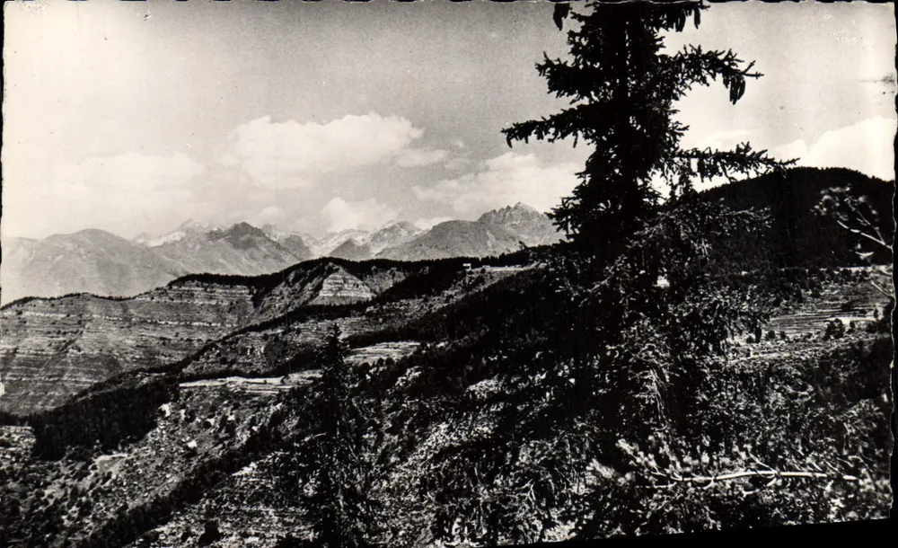 Peïra-Cava (A.-M.) — Blick auf die hohen Berge — Éditions G. Gonnod - Vorderseite