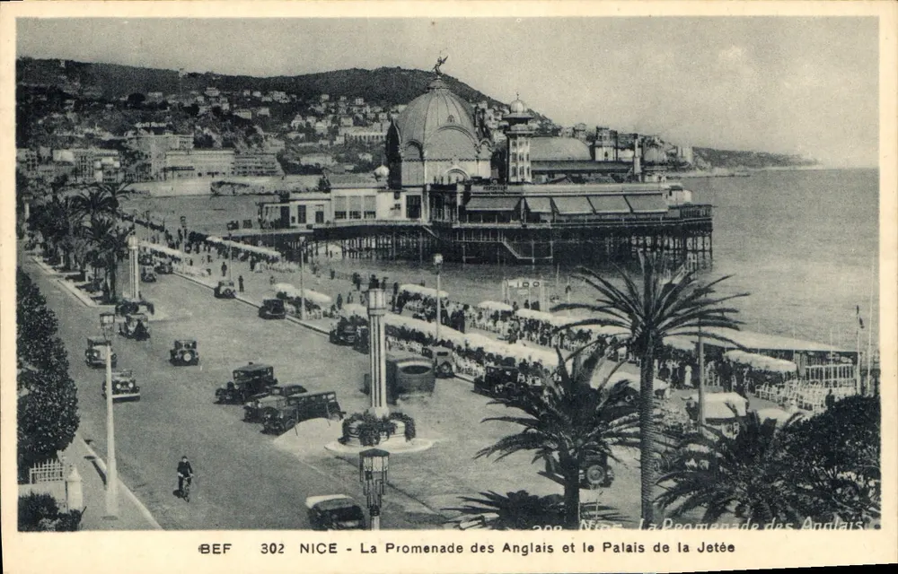 Nice - Die Promenade des Anglais und das Palais de la Jetée — BEF 302 - Vorderseite