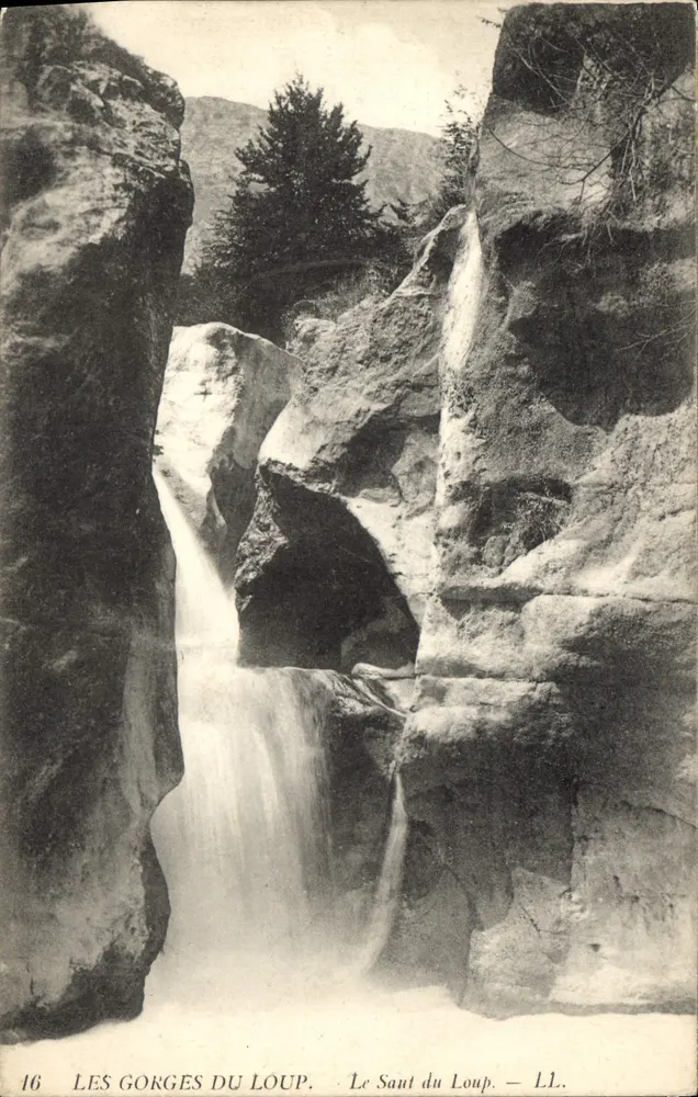 Die Gorges du Loup — Le Sant du Loup — LL. - Vorderseite