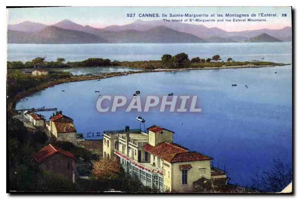 Cannes. Ile Sainte-Marguerite und die Montagnes de l'Estérel — RM — Nr. 527 - Vorderseite