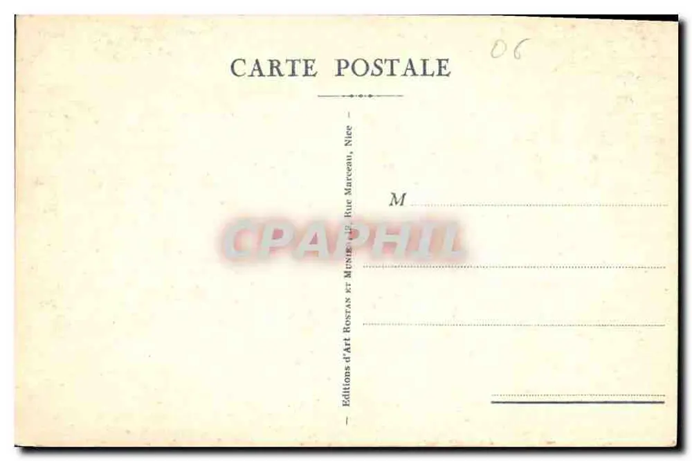 Cannes. Ile Sainte-Marguerite und die Montagnes de l'Estérel — RM — Nr. 527 - Rückseite