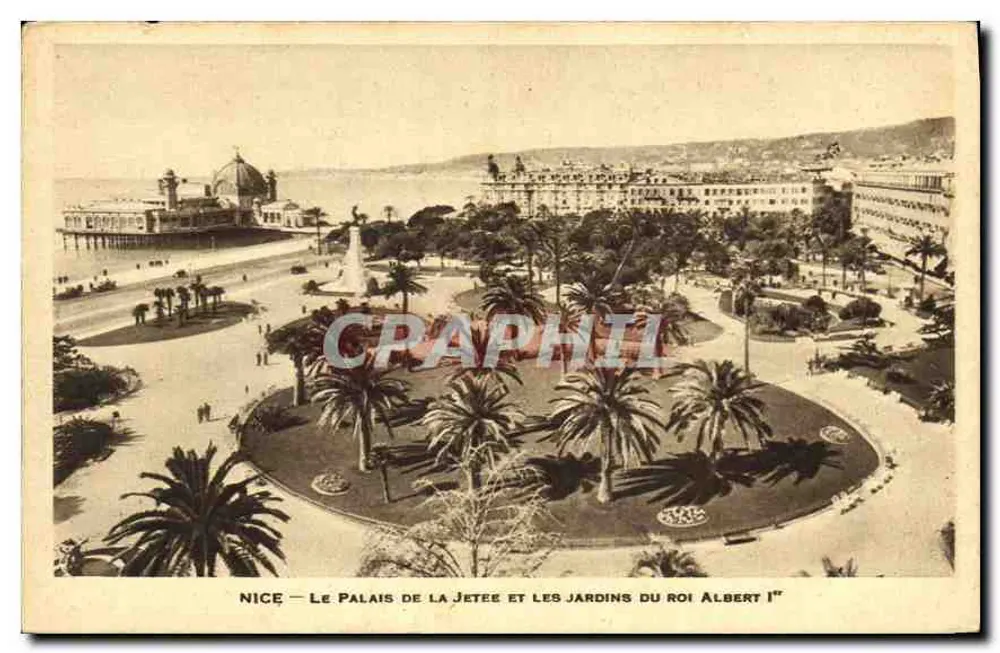 Nizza — Das Jetty-Palast und die Gärten des Königs Albert I. - Vorderseite