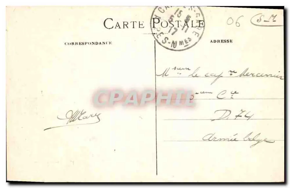 CANNES - De meeuwen op de strand — Uitgave Giletta, n° 481 - Achterkant